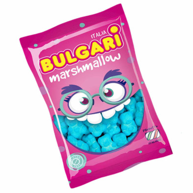 imagen 1 de ositos azules masmelo 100 unidades bulgari
