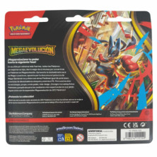 imagen 1 de pack de 3 sobres de refuerzo pokemon megaevolución