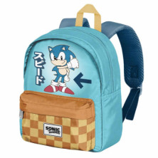 Imagen mochila sonic preescolar 27cm