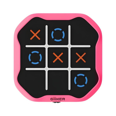 Imagen giiker tic-tac-toe bolt rosa juego de lógica elec