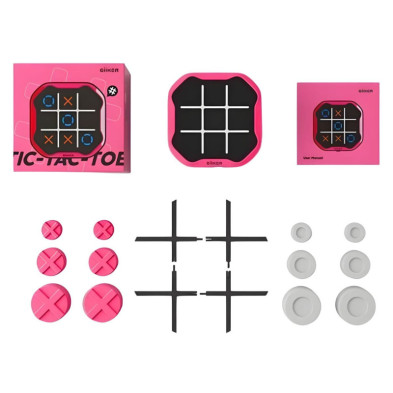 imagen 1 de giiker tic-tac-toe bolt rosa juego de lógica elec