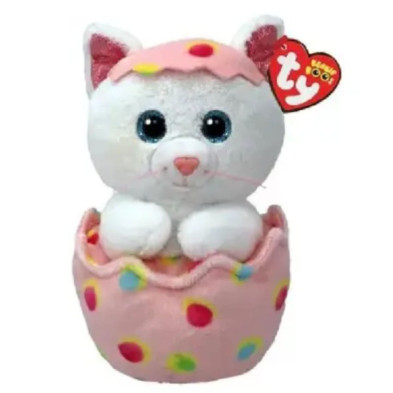 peluche beanie boos gato en huevo ty 15 cm
