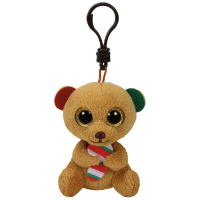 Peluche clip Bella oso marrón Ty 10 cm