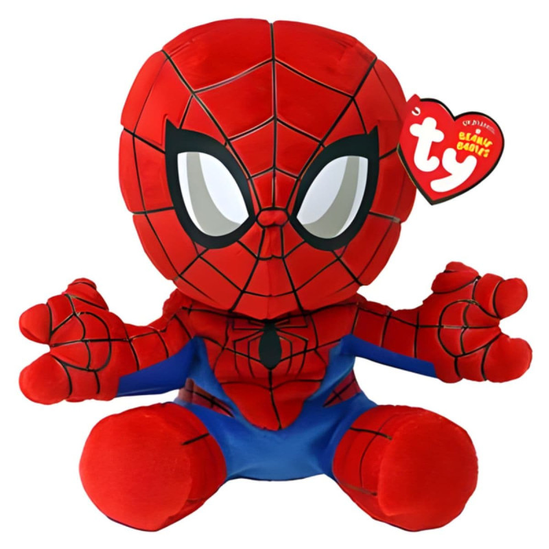 Peluche Beanie Babies Spiderman Ty 15 cm