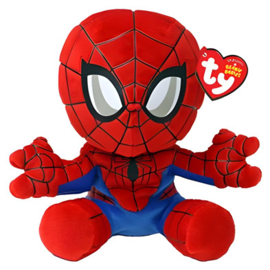 Peluche Beanie Babies Spiderman Ty 15 cm