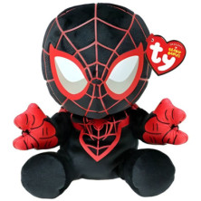 Peluche Beanie Babies Spiderman Miles Ty 15 cm