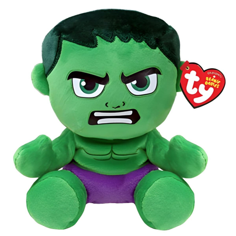 Peluche Beanie Babies Hulk Ty 15 cm