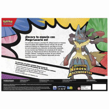 imagen 1 de jcc colección con póster premiun mega-lucario