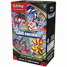 JCC POKÉMON LOTE 6 PACOTES MEGAEVOLUÇÃO CAOS CRESCENTE