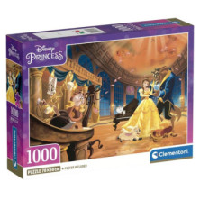 Puzzle Clementoni Disney Princesas A Bela e o Monstro 1000 peças caixa frontal