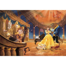 Puzzle montado cena A Bela e o Monstro Disney Princesas