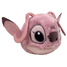 Peluche Angel Ty 8 cm vista lateral mostrando orejas rizadas y textura de peluche