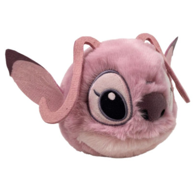 Peluche Angel Ty 8 cm vista lateral mostrando orejas rizadas y textura de peluche