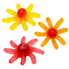 Gomas Trolli Octopus Spicy em forma de polvo sobre fundo branco