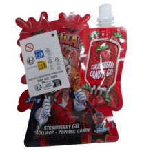 Envase frontal de golosina Dracula Mix 3 en 1 con advertencia de 0-3 y textos comerciales visibles