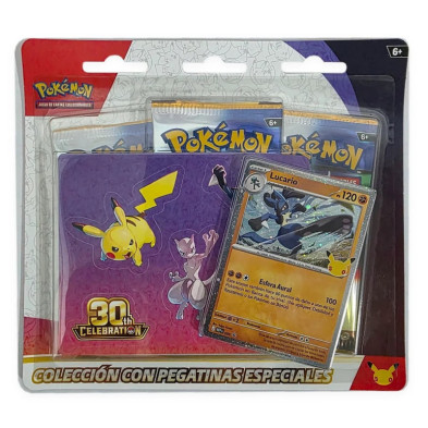 Carta promocional visível e texto de Celebração 30th